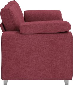 vidaXL Διθέσιος καναπές Κόκκινο 180 cm ύφασμα