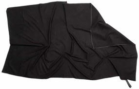 Πετσέτα Microfiber Μονόχρωμη 90x160 Μαύρο