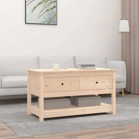 vidaXL Τραπεζάκι Σαλονιού 102 x 49 x 55 εκ. από Μασίφ Ξύλο Πεύκου