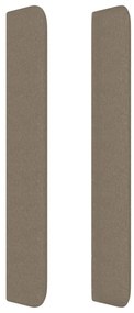 vidaXL Κεφαλάρι με Πτερύγια Taupe 83x16x118/128 εκ. Υφασμάτινο