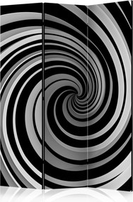 Διαχωριστικό με 3 τμήματα - Black and white swirl [Room Dividers]