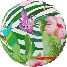 vidaXL Κάλυμμα Μαξιλαριού 2 pcs HEERLEN Πολύχρωμο Ø 60 cm Πολυεστέρας