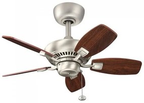 Ανεμιστήρας Οροφής 53,5W Κερασιά-Νίκελ Canfield KLF-CANFIELD-30-BN Elstead Lighting KLF-CANFIELD-30-BN Σκ. καφέ