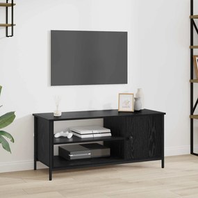 vidaXL Ντουλάπι TV 100 x 40 x 45 cm Μαύρη Οξυά Επεξεργασμένο Ξύλο