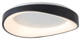 Πλαφονιέρα Φωτιστικό Οροφής LED 72W 3CCT Μέταλλο-Ακρυλικό με Controller Inlight-42033-Black-Μαύρο 42033-Black