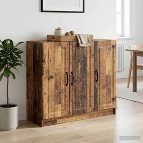 vidaXL Πλαϊνό γραφείο Παλαιωμένο ξύλο 89 x 34,5 x 77 εκ.