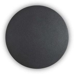 Φωτιστικό Τοίχου Cover Round 195759 20x5cm LED 11W 3000K Black Ideal Lux