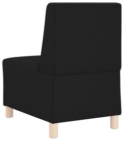 vidaXL Καθίσμα Σαλονιού Μαύρο 55 x 74 x 82 εκ Τεχνητό δέρμα