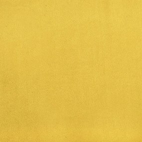 Πολυθρόνα Μπάρελ Κίτρινη Βελούδινη - Κίτρινο