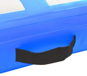 vidaXL Στρώμα Ενόργανης Φουσκωτό Μπλε 300 x 100 x 20 εκ. PVC με Τρόμπα
