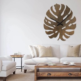 Ρολόι τοίχου  εσωτερικού χώρου ξύλινο clock7 - Clock7-Καρυδιά, 1mx1m
