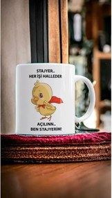 Stewehome Κούπα από κεραμικό με εκτύπωση Λευκό