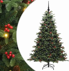 vidaXL Τεχνητό Χριστουγεννιάτικο Δέντρο με 300 LED Πράσινο 180 cm
