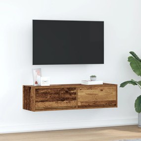 Κιβώτιο Τηλεόρασης Παλιού Ξύλου 100x31x25,5 εκ Επεξεργασμένο Ξύλο