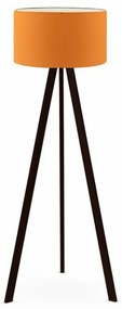 Φωτιστικό Δαπέδου Rosling Mdf- Ύφασμα Pvc Μαύρο-πορτοκαλί 38x21x140εκ GP029-0001,9 Megapap-GP029-0001,9-Πορτοκαλί GP029-0001,9