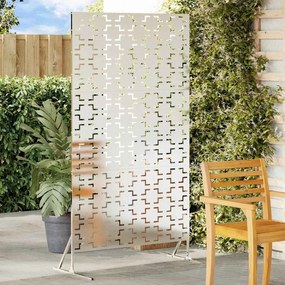 vidaXL Οθόνη Ιδιωτικότητας Γκρι 100 x 50 x 180 εκ. Ατσάλι