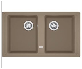 Franke Smartline Basis BFG 620 Oyster Γρανιτένιος Νεροχύτης 80 cm