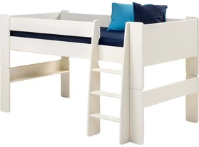 Υπερυψωμένο κρεβάτι Mid-Sleeper 4KIDS σε MDF Λάκα ( Λευκό)