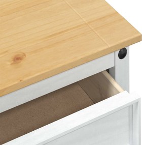 vidaXL Κονσόλα Λευκό 73 x 35 x 73 εκ Στερεά ξυλεία πεύκου