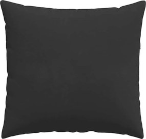vidaXL Μαξιλάρι Καναπέ 2 pcs Μαύρο 45 x 45 cm ύφασμα