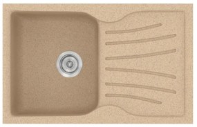 Sanitec Classic 327 Granite Beige Ένθετος Νεροχύτης