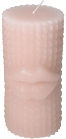 Κερί ArteLibre Χείλος Ροζ 7.3x7.3x15cm