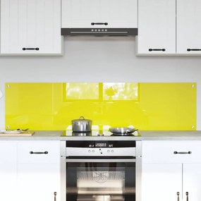 vidaXL Πίσω Πάνελ Κουζίνας 2 pcs Κίτρινο 80 x 40 cm σκληρυμένο γυαλί