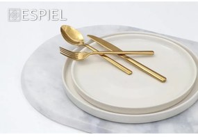 Fortune Κουτάλι Φαγητού Ανοξείδωτο Χρυσό 20.5cm