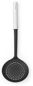 Brabantia 1003272 Ρηχή Κουτάλα Ξαφρίσματος Τρυπητή από Πλαστικό Μαύρη