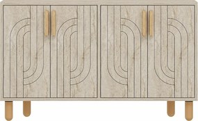 Κονσόλα Τραβερτίνη OLENOR 120x29.6x73.6