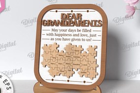 Intra απο ξύλο plywood  Χρώμα wenge 3mm-4mm πάχος - Παζλ Πλαίσιο Παζλ Κοπή Laser Δίασταση 20x25 cm INTRAFABR-118294241