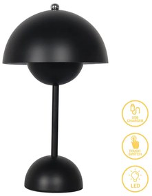 Επιτραπέζιο φωτιστικό Creative pakoworld LED μαύρο Φ18x30εκ