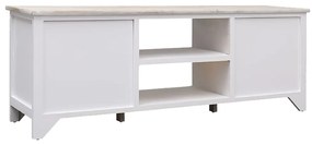 vidaXL Έπιπλο Τηλεόρασης 108 x 30 x 40 εκ. από Μασίφ Ξύλο Παυλώνιας