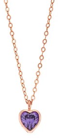 Μενταγιόν Senza Silver 925 Rose Gold Plated