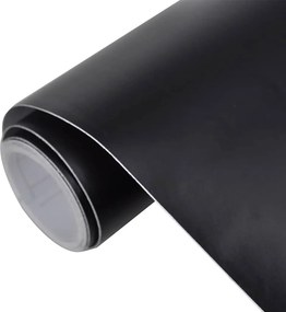 vidaXL Μεμβράνη Αυτοκινήτου Μαύρη Ματ 100 x 150 εκ.