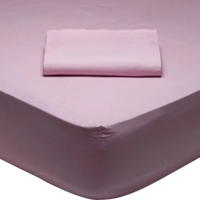 Σεντόνι Υπέρδιπλο Επίπεδο (230x260) Das Home Best Line Ροζ