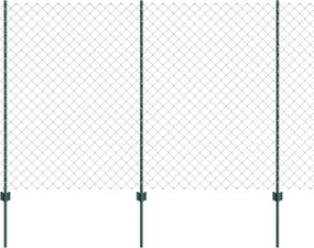vidaXL Συρματόπλεγμα Περίφραξης με Πάσσαλο 10 x 1,6 m