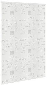 vidaXL Κουρτίνα Μπάνιου Ρολό Σχέδιο Πιτσιλιά 160 x 240 εκ.