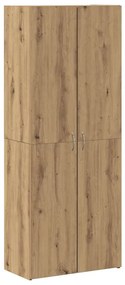 vidaXL Γραφείο Ντουλάπι με ράφι 2 pcs artisan δρυς 60 x 32 x 153