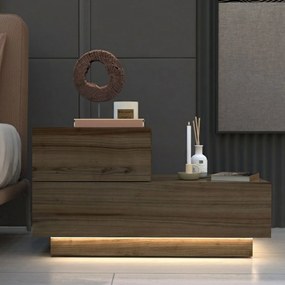 Κομοδίνο Αντίκα Καρυδί FETAZA 70x38.3x35