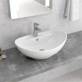 Karag LT 3073 Νιπτήρας Επικαθήμενος Λευκό Πορσελάνη