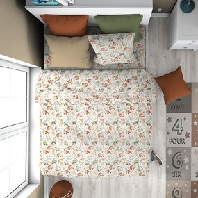 Μαξιλαροθήκη Παιδική Dinosaur 515 Beige DimCol 35X45 100% Cotton