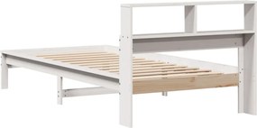 vidaXL Κρεβάτι Βιβλιοθήκη Χωρίς Στρώμα 100x200 εκ. Μασίφ Ξύλο Πεύκο