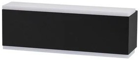 Απλίκα Φωτιστικό Τοίχου LED 10W Μαύρο 3000K IP54 Up Down Nikita 145-82094 Eurolamp-145-82094-Μαύρο 145-82094
