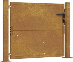 vidaXL Πύλη Κήπου 100 x 100 cm Χάλυβας με επίστρωση πούδρας Κλειδώσιμο