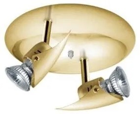Σποτ Φωτιστικό Οροφής 2xGU10 ALIEN ΦOS_ME-17-01004-9-Χρυσό 17-01004-9