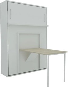 Κρεβάτι Τοίχου με Τραπέζι Smart 140x190cm
