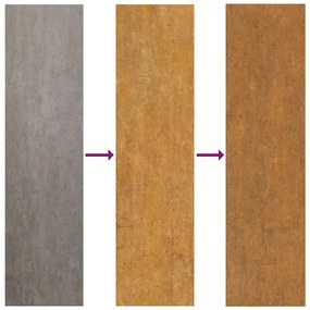 Πύλη κήπου 105x205 cm Weathering Steel Wave Design 4100978