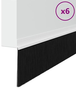 vidaXL Αυτοκόλλητες σφραγίδες πόρτας 6 pcs Λευκό 100 cm