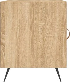 vidaXL Κομοδίνα 2 τεμ. Sonoma Δρυς 40 x 40 x 50 εκ. από Επεξεργ. Ξύλο
